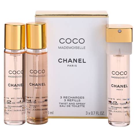 chanel mademoiselle sizes|chanel mademoiselle refill 20ml.